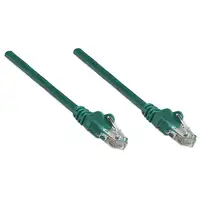Intellinet RJ-45, M/M, 10m cable de red Verde Cat5e U/UTP (UTP)