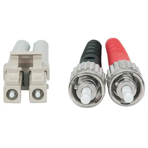 Intellinet 751001 Cable de fibra óptica e InfiniBand 2 m ST LC Color aguamarina