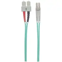Intellinet 750158 Cable de fibra óptica e InfiniBand 2 m LC SC Color aguamarina