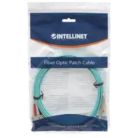 Intellinet 750158 Cable de fibra óptica e InfiniBand 2 m LC SC Color aguamarina