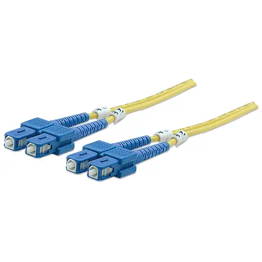 Intellinet 470612 Cable de fibra óptica e InfiniBand 2 m SC Amarillo