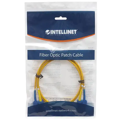 Intellinet 470612 Cable de fibra óptica e InfiniBand 2 m SC Amarillo