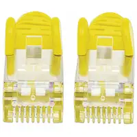 Intellinet 740586 cable de red Amarillo 0,25 m Cat7 S/FTP (S-STP)