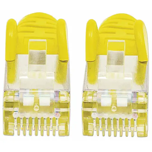 Intellinet 740586 cable de red Amarillo 0,25 m Cat7 S/FTP (S-STP)