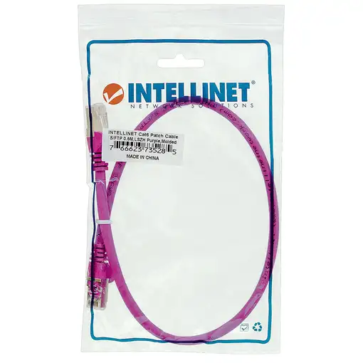 Intellinet 735247 cable de red Rojo 0,5 m Cat6 S/FTP (S-STP)
