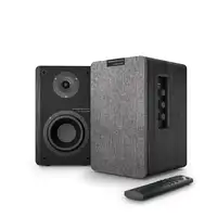 Energy Sistem Studio Monitor 4 Hi Fi De 2 vías Gris, Madera Inalámbrico y alámbric