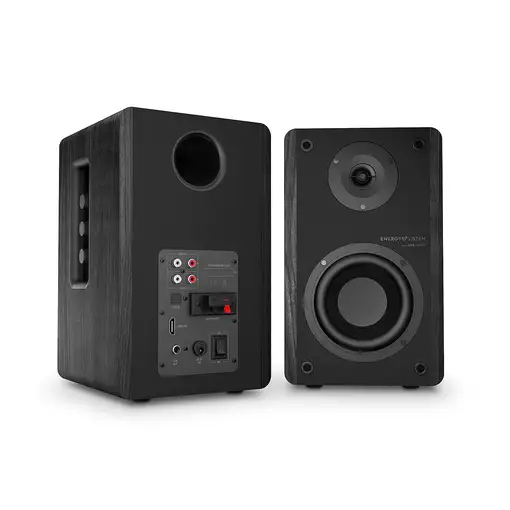Energy Sistem Studio Monitor 4 Hi Fi De 2 vías Gris, Madera Inalámbrico y alámbric