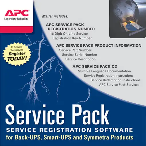 APC Service Pack 1 Year Extended Warranty 1 licencia(s) 1 año(s)