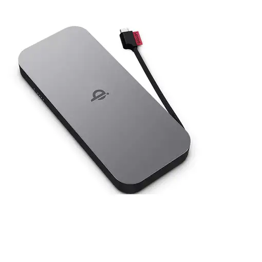Lenovo 40ALLG1WWW batería externa Ión de litio 10000 mAh Cargador inalámbrico Negr