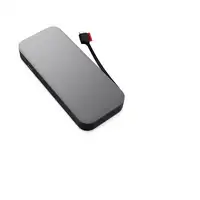 Lenovo Go Ión de litio 20000 mAh Negro, Gris