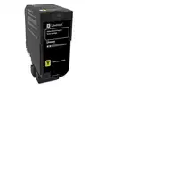 Lexmark 74C20Y0 cartucho de tóner 1 pieza(s) Original Amarillo