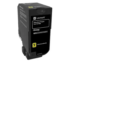 Lexmark 74C20Y0 cartucho de tóner 1 pieza(s) Original Amarillo