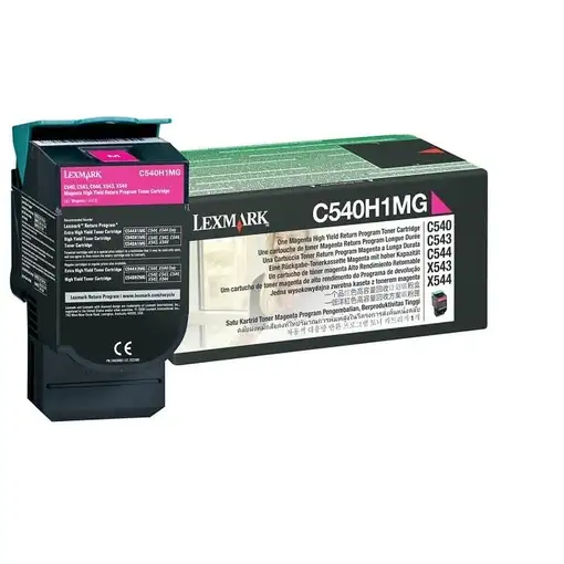 Lexmark C540H1MG cartucho de tóner 1 pieza(s) Original Magenta