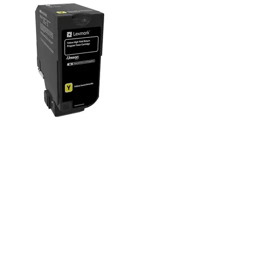 Lexmark 74C2HY0 cartucho de tóner 1 pieza(s) Original Amarillo