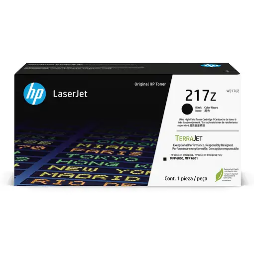 HP Cartucho de tóner Original LaserJet 217Z de ultra alta capacidad negro