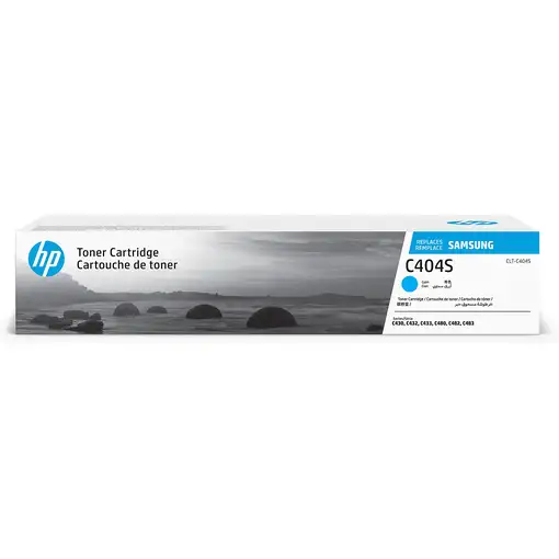 Samsung Cartucho de Tóner Original HP cian CLT-C404S
