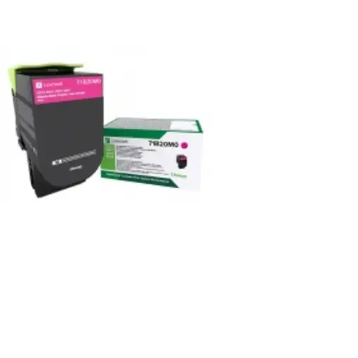 Lexmark 71B20M0 cartucho de tóner 1 pieza(s) Original Magenta