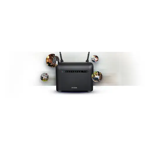 D-Link AC1200 router inalámbrico Gigabit Ethernet Doble banda (2,4 GHz / 5 GHz) 4G