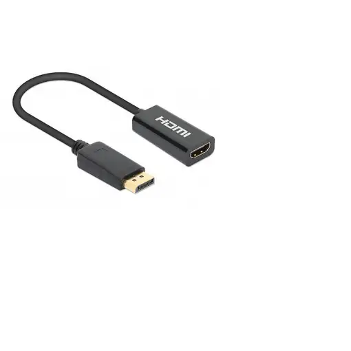 Manhattan 153713 cambiador de género para cable DisplayPort HDMI Negro
