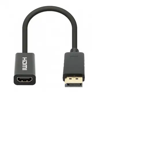 Manhattan 153713 cambiador de género para cable DisplayPort HDMI Negro