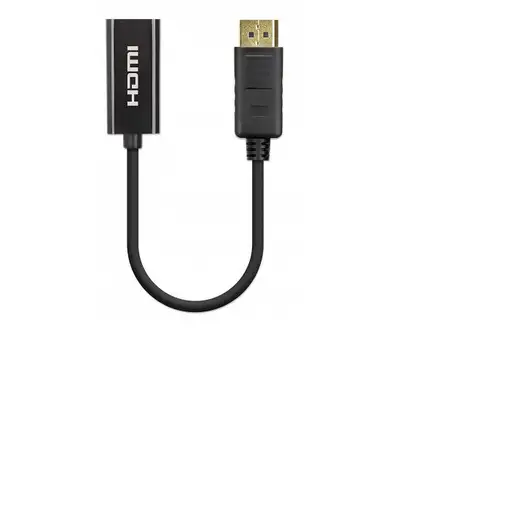 Manhattan 153713 cambiador de género para cable DisplayPort HDMI Negro