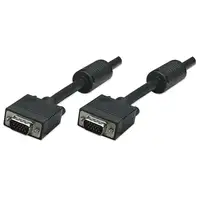 Manhattan SVGA 1.8m cable VGA 1,8 m VGA (D-Sub) Negro
