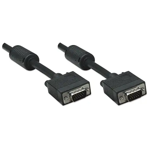 Manhattan SVGA 1.8m cable VGA 1,8 m VGA (D-Sub) Negro