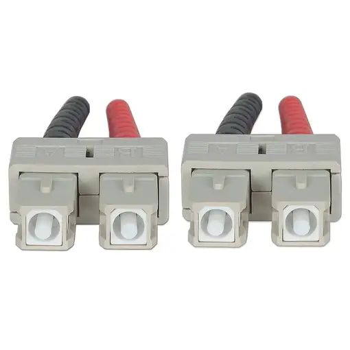 Intellinet 750844 Cable de fibra óptica e InfiniBand 5 m SC Color aguamarina