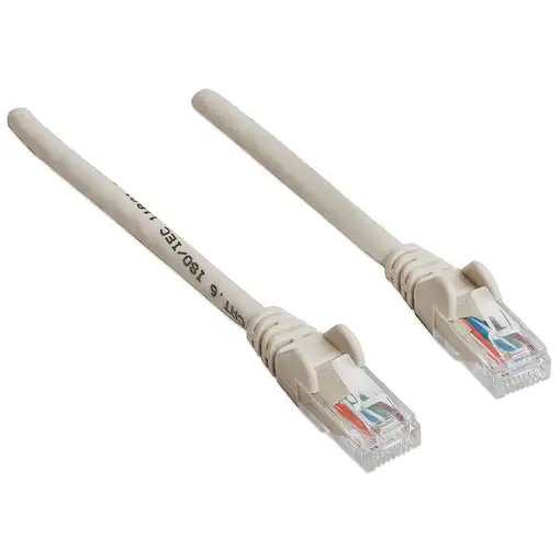Intellinet RJ-45 M/M, 20m cable de red Gris Cat6 U/UTP (UTP)