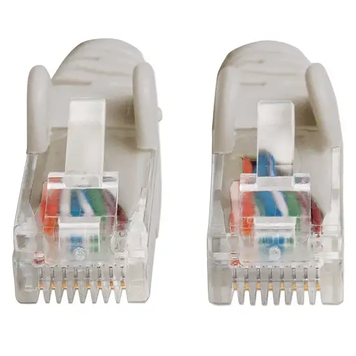 Intellinet RJ-45 M/M, 20m cable de red Gris Cat6 U/UTP (UTP)