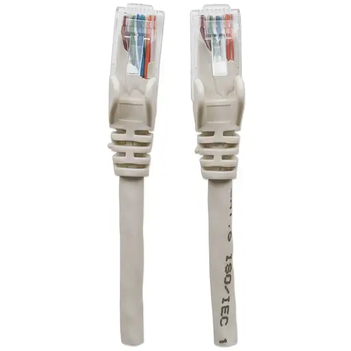 Intellinet RJ-45 M/M, 20m cable de red Gris Cat6 U/UTP (UTP)