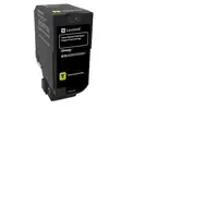 Lexmark 74C2SY0 cartucho de tóner 1 pieza(s) Original Amarillo