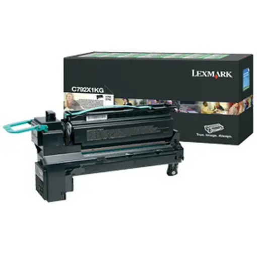 Lexmark C792X1KG cartucho de tóner 1 pieza(s) Original Negro