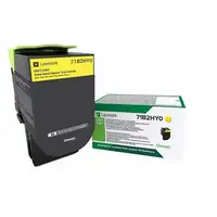 Lexmark 71B2HY0 cartucho de tóner 1 pieza(s) Original Amarillo