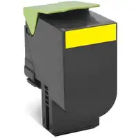 Lexmark 80C2XYE cartucho de tóner 1 pieza(s) Original Amarillo