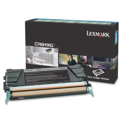 Lexmark C746H1KG cartucho de tóner 1 pieza(s) Original Negro