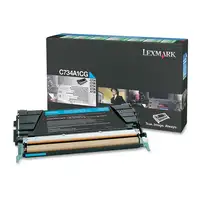 Lexmark C734A1CG cartucho de tóner 1 pieza(s) Original Cian