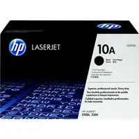 HP 10A Black Original LaserJet Toner Cartridge cartucho de tóner 1 pieza(s) Negro