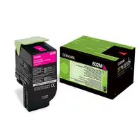 Lexmark 802M cartucho de tóner 1 pieza(s) Original Magenta