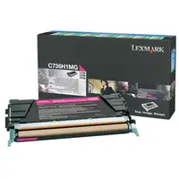Lexmark C736H1MG cartucho de tóner 1 pieza(s) Original Magenta