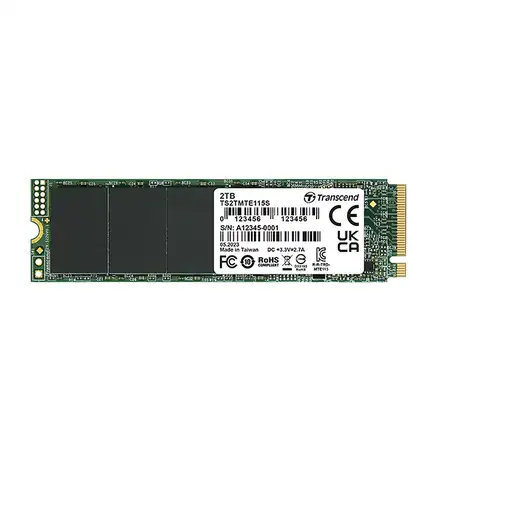 Transcend PCIe SSD 115S 250 GB M.2 PCI Express 3.0 NVMe 3D NAND