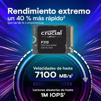 Crucial P310 1TB PCIe Gen4 NVMe 2230 M.2 SSD