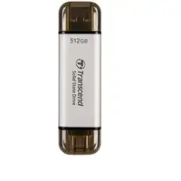 Transcend ESD310 512 GB USB tipo A a USB tipo C 3.2 Gen 2 (3.1 Gen 2) Plata