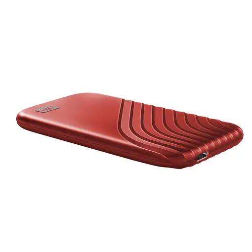 Western Digital My Passport 2 TB USB Tipo C 3.2 Gen 2 (3.1 Gen 2) Rojo