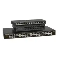 NETGEAR GS348 No administrado Gigabit Ethernet (10/100/1000) 1U Negro