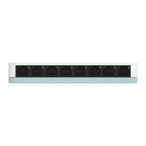 D-Link DGS-1008D/E switch No administrado Gigabit Ethernet (10/100/1000) Negro