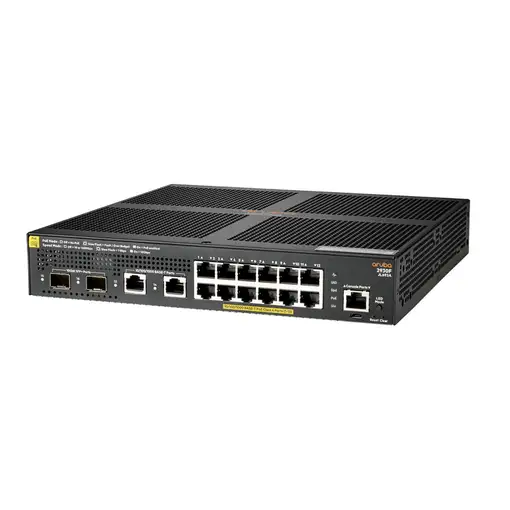 HPE Aruba Networking Aruba 2930F 12G PoE+ 2G/2SFP+ Gestionado L3 Gigabit Ethernet