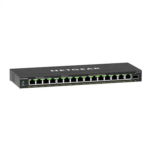NETGEAR GS316EP-100PES switch Gestionado Gigabit Ethernet (10/100/1000) Energía so