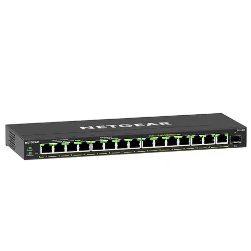 NETGEAR GS316EP-100PES switch Gestionado Gigabit Ethernet (10/100/1000) Energía so