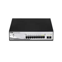 D-Link DGS-1210-10 Gestionado L2 Gigabit Ethernet (10/100/1000) 1U Negro, Gris